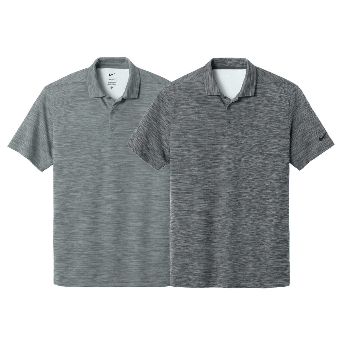 NIKE MEN'S DRI-FIT STRIATED POLO SHIRT