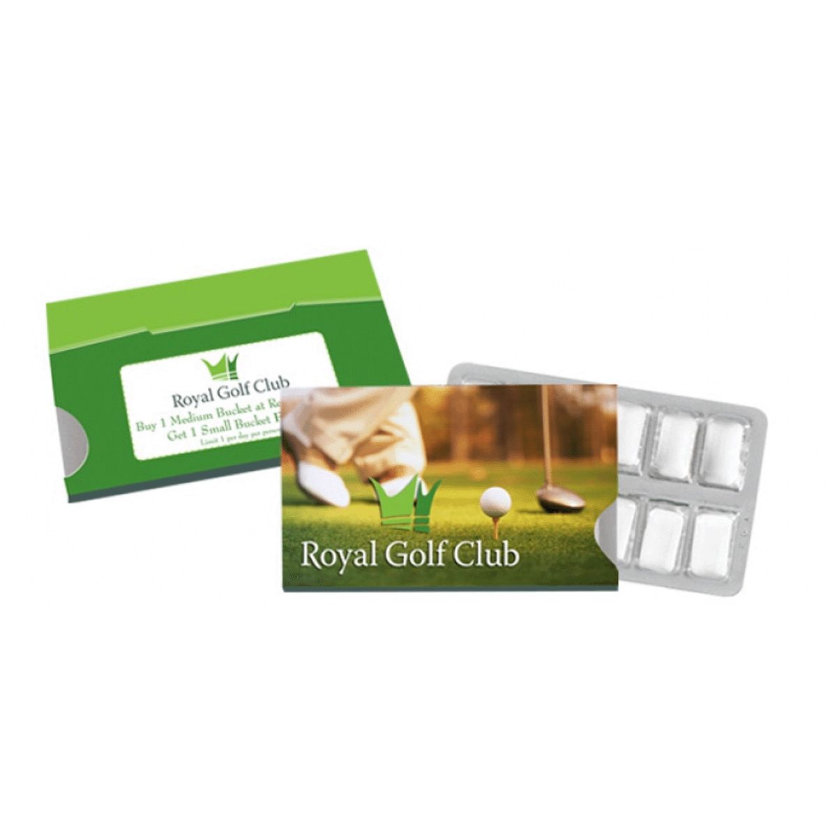 NC CUSTOM SUGAR FREE PEPPERMINT GUM PACK 12-PIECES