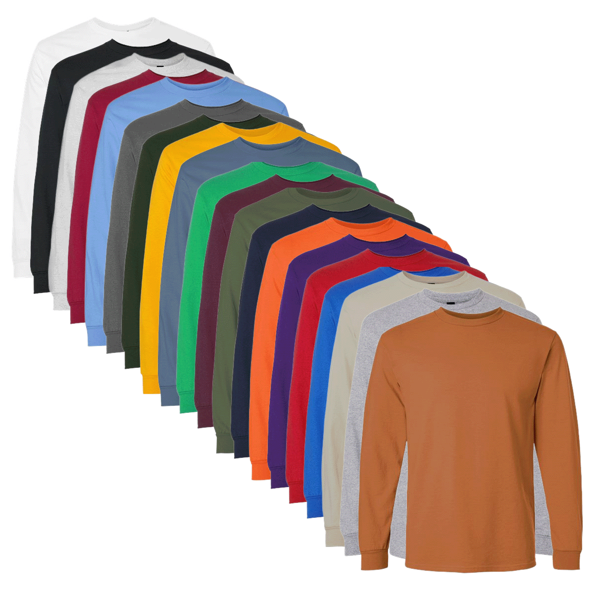 GILDAN ADULT ULTRA COTTON LONG SLEEVE SHIRT