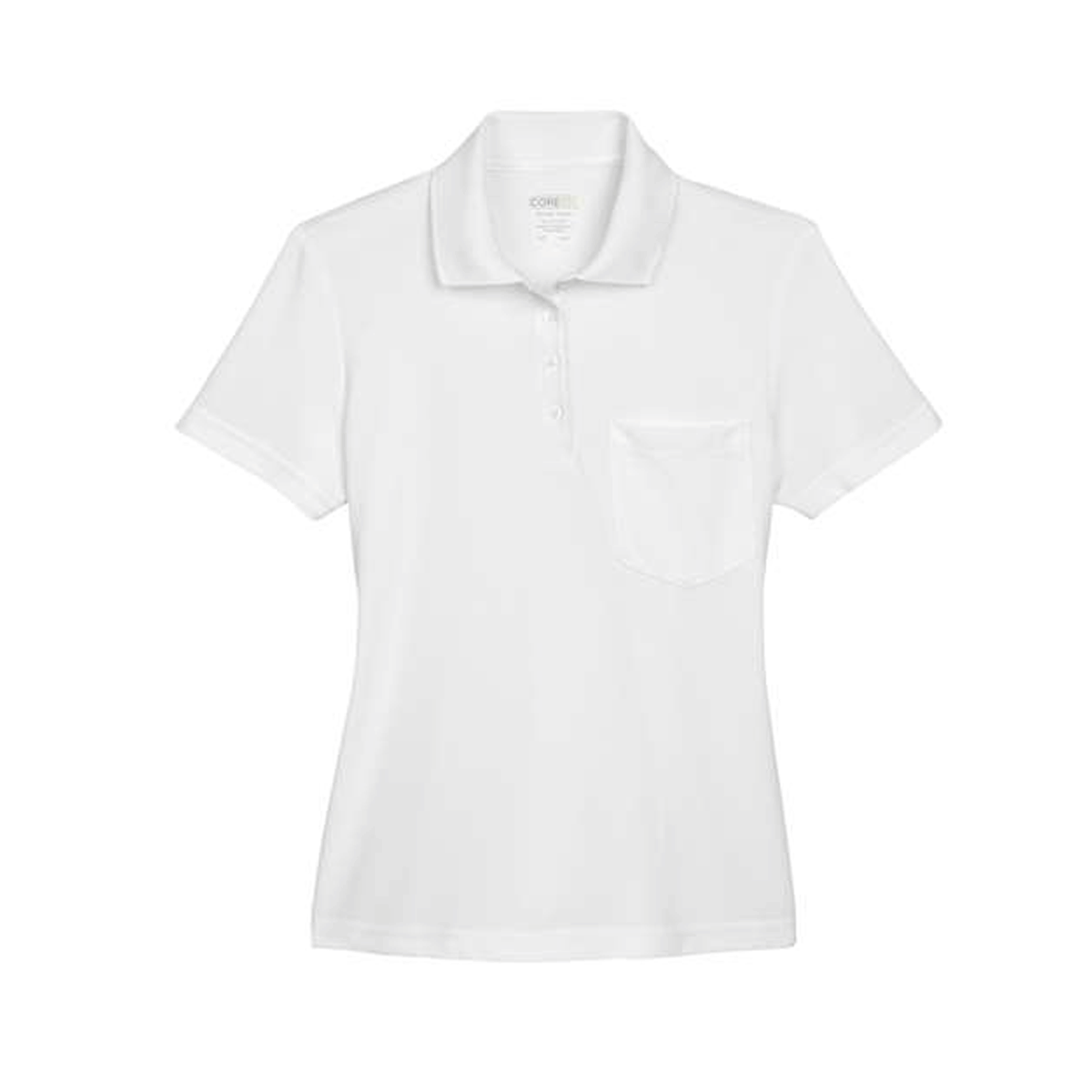 CORE365 LADIES ORIGIN PERFORMANCE PIQUE POLO WITH POCKET