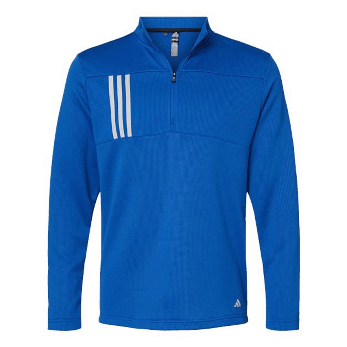 ADIDAS MEN'S 3-STRIPES DOUBLE KNIT QUARTER-ZIP