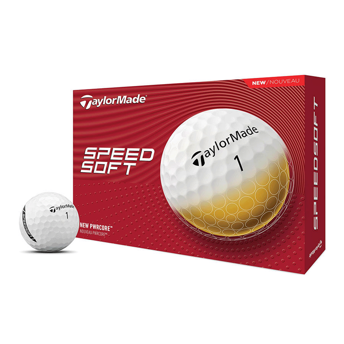 TAYLORMADE SPEED SOFT GOLF BALLS - DOZEN