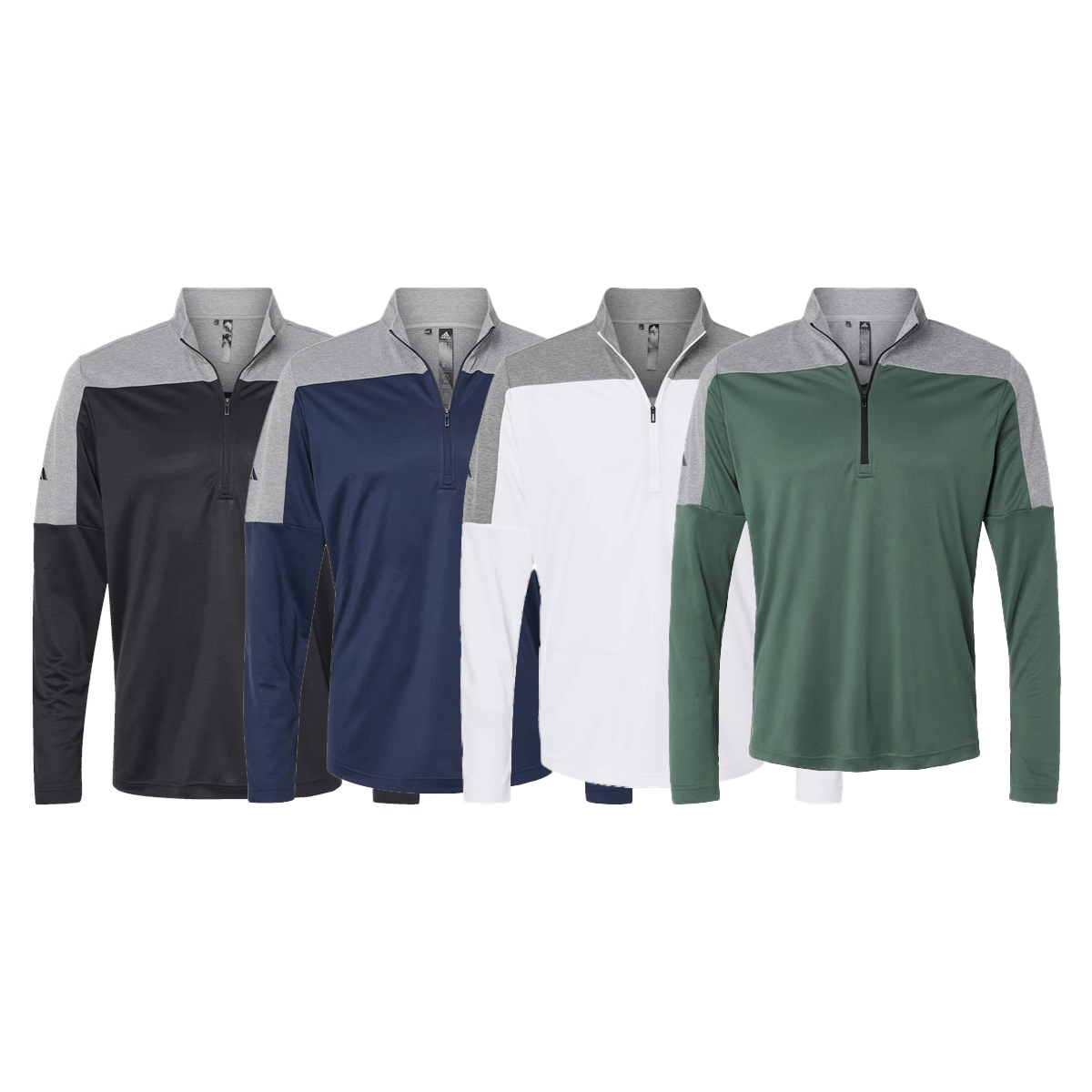 ADIDAS MEN'S LIGHTWEIGHT QUARTER-ZIP PULLOVER