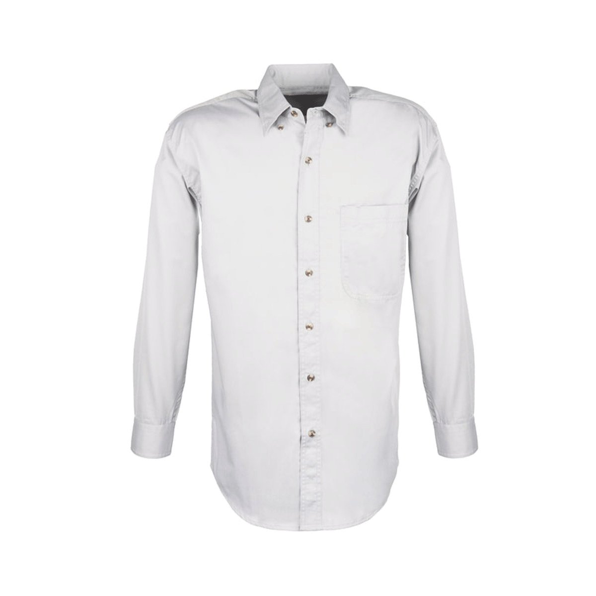 TEXX CANADA MEN'S LONG SLEEVE EASY CARE COTTON BLEND DRESS SHIRT