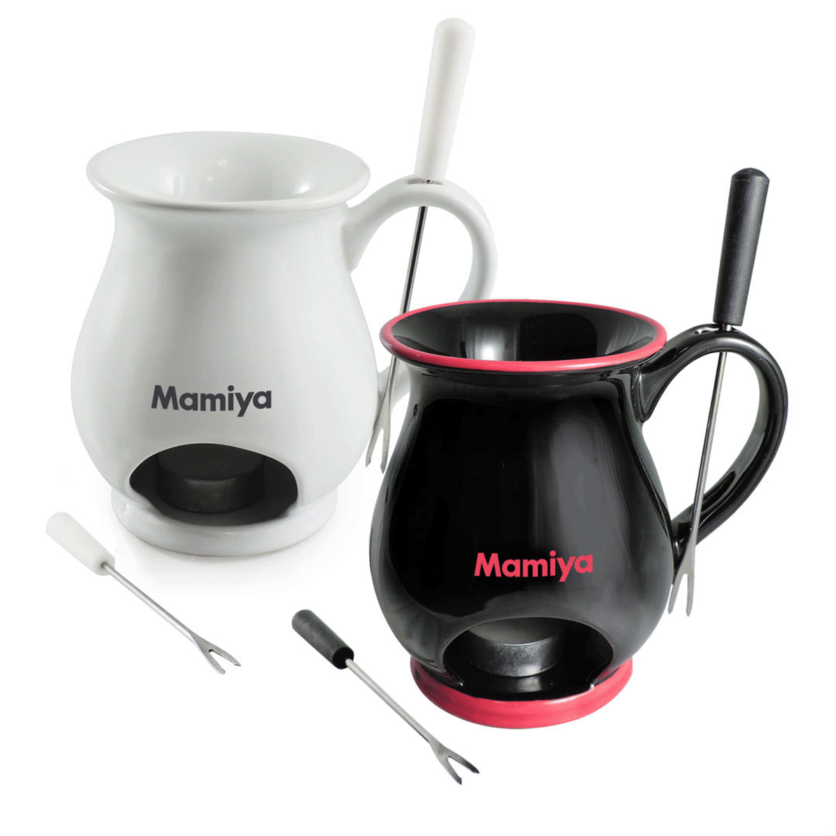 SWISSMAR INDULGE 4PC FONDUE SET