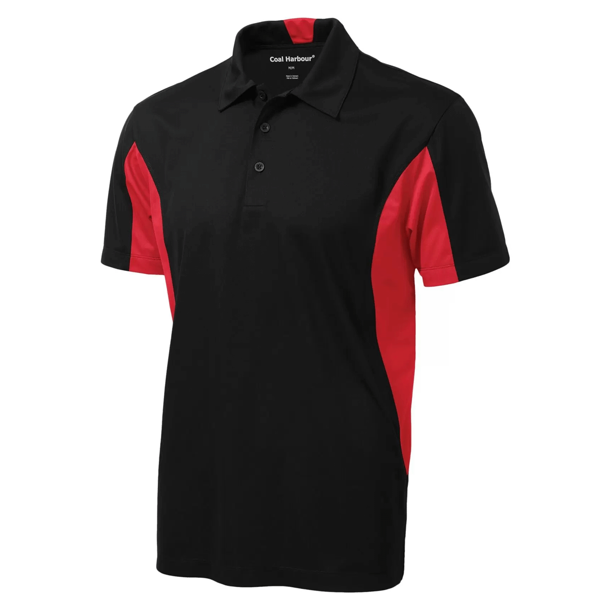 COAL HARBOUR MEN'S SNAG RESISTANT COLOUR BLOCK POLO SHIRT