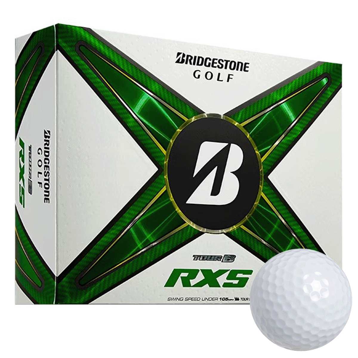 BRIDGESTONE TOUR B RXS GOLF BALLS (DOZEN)
