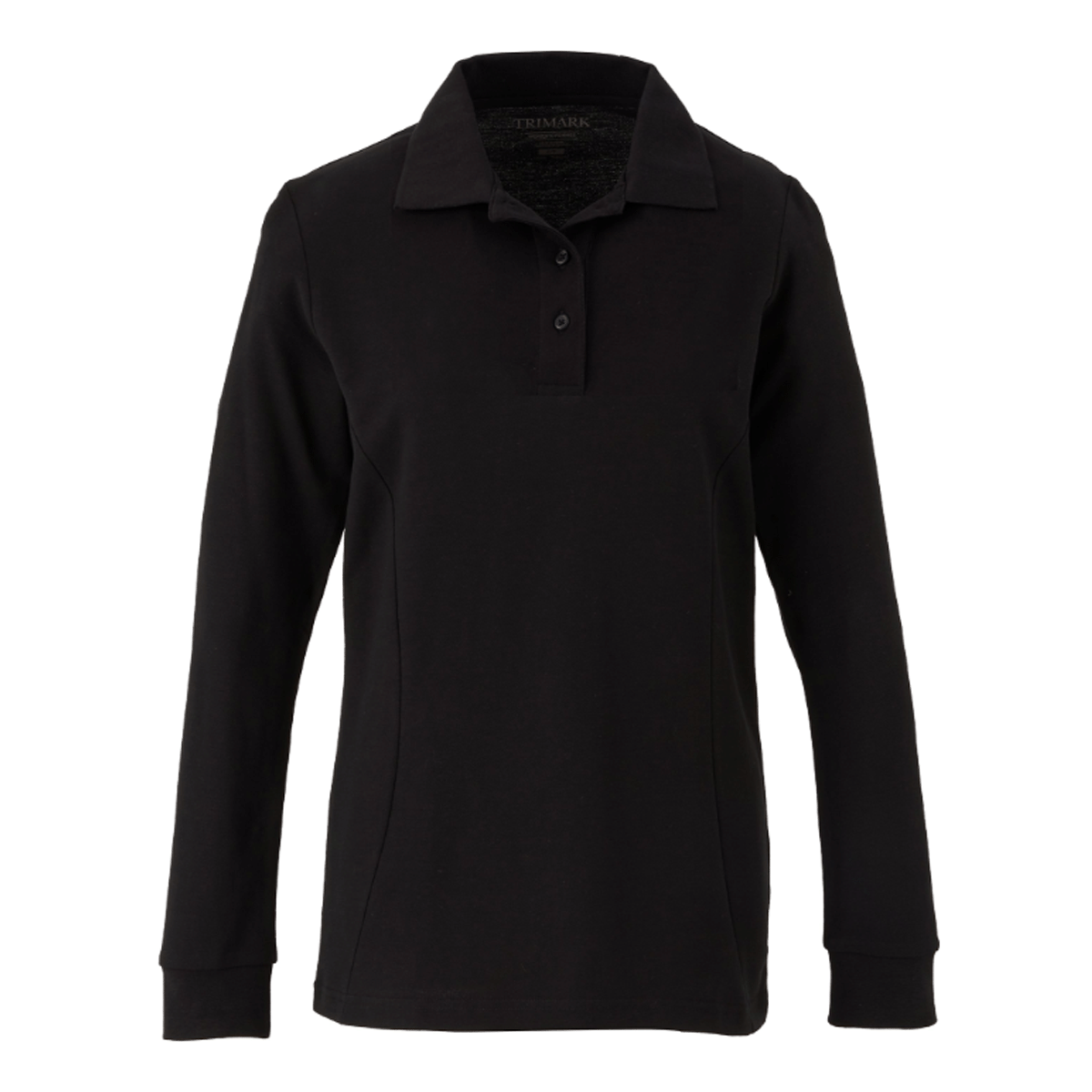 TRIMARK LADIES PALO LONG SLEEVE 100% COTTON PIQUE POLO SHIRT