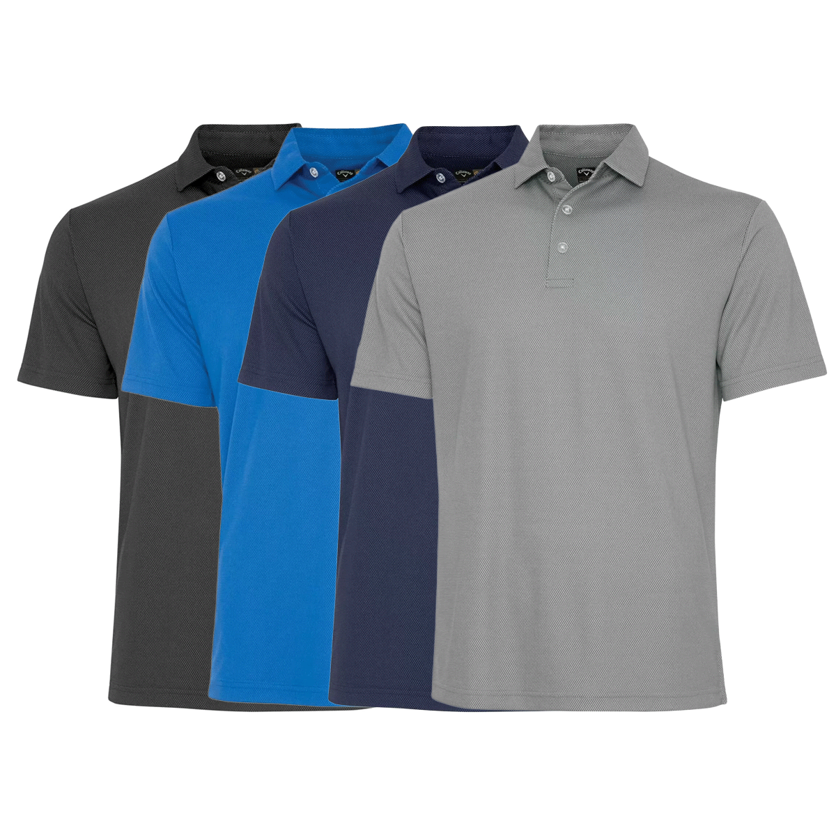 CALLAWAY MEN'S BIRDSEYE POLO SHIRT