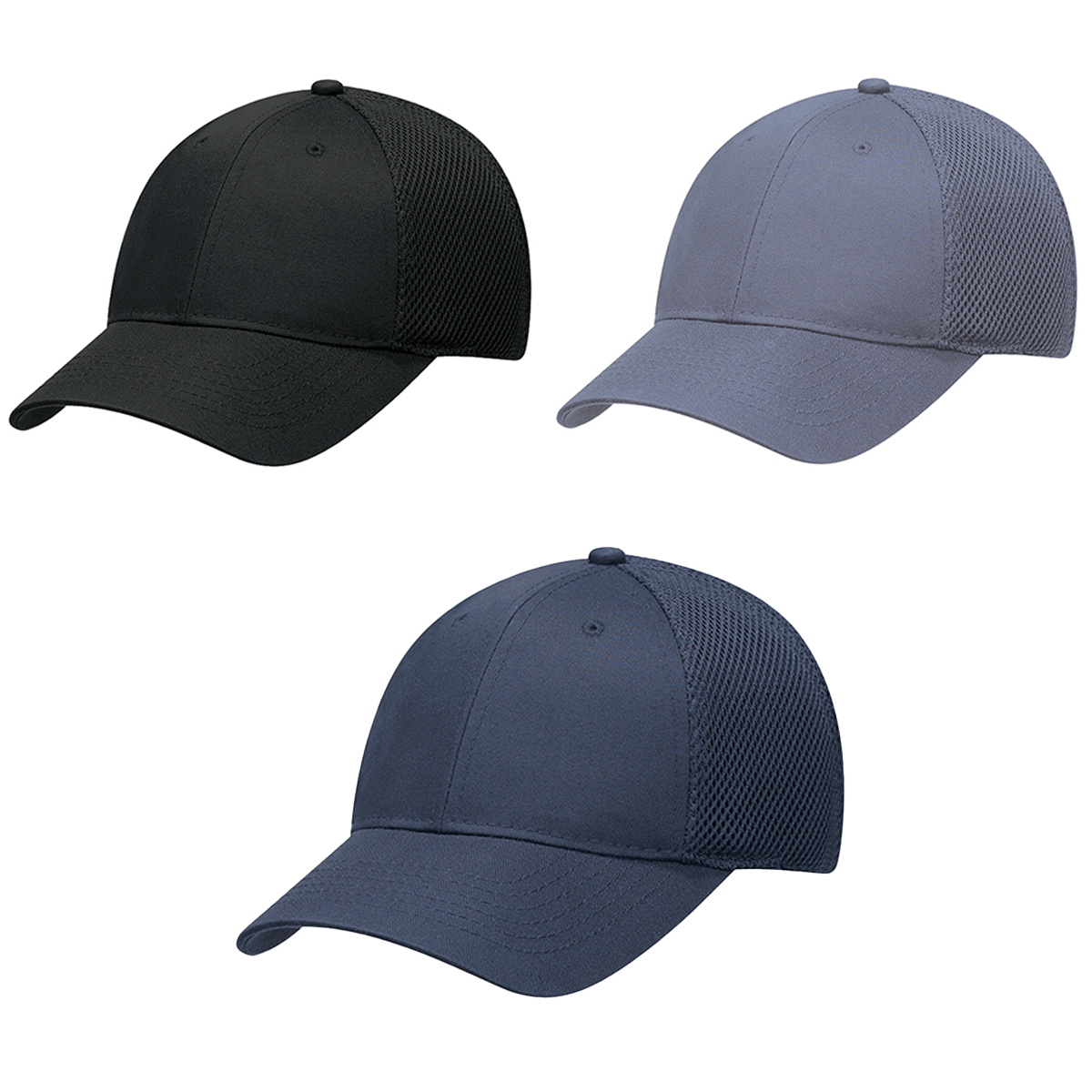 AJM POLYCOTTON/POLYESTER HONEYCOMB MESH HAT