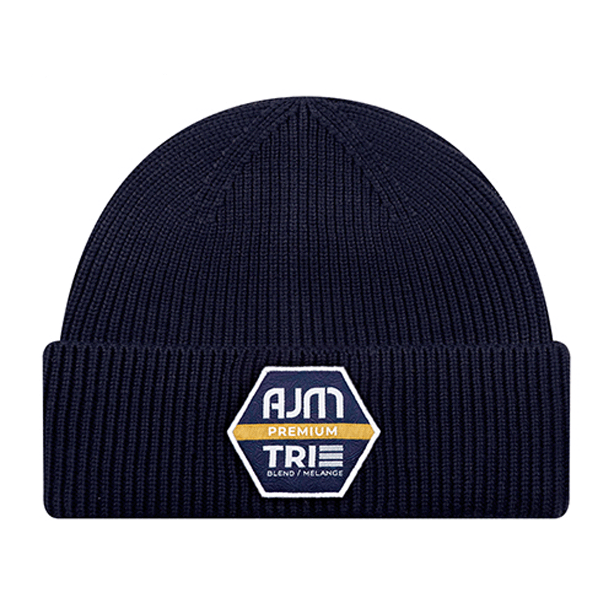 AJM FLAT SEAM TRI-BLEND CUFF TOQUE