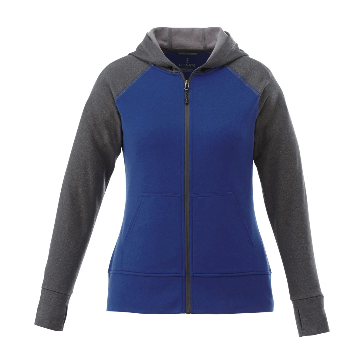 ELEVATE LADIES ANSHI KNIT FULL-ZIP HOODIE