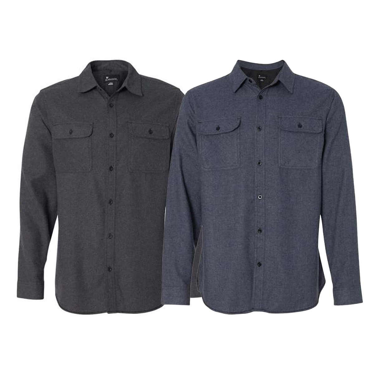 BURNSIDE ADULT SOLID FLANNEL SHIRT