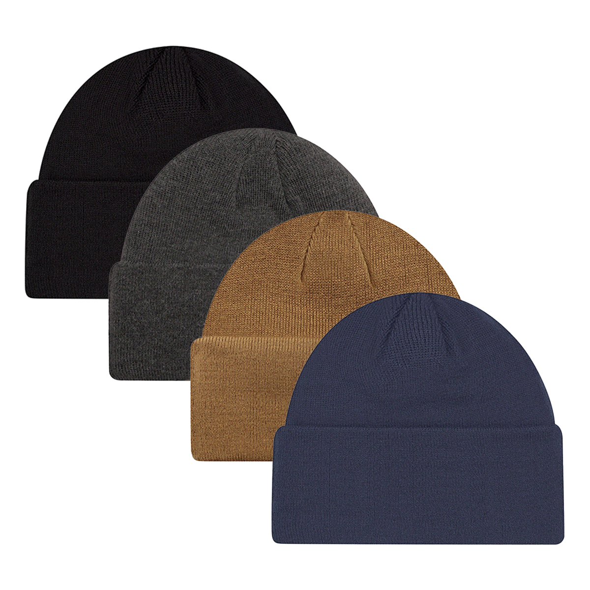 AJM ACRYLIC TOQUE WITH OVERSIZED CUFF