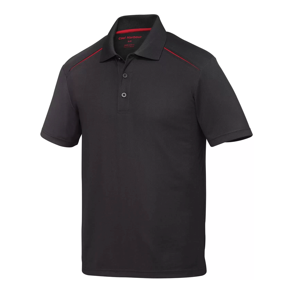 COAL HARBOUR MEN'S SNAG RESISTANT CONTRAST INSET POLO SHIRT