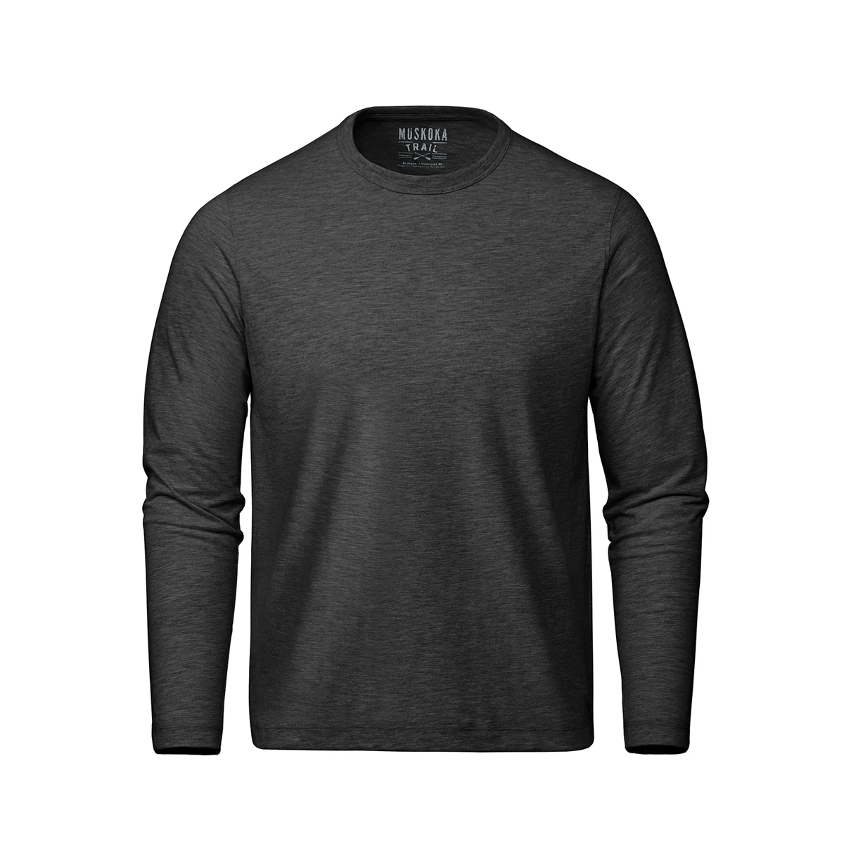 CANADA SPORTSWEAR MEN'S RIVERSIDE COTTON-POLY LONG SLEEVE CREWNECK SHIRT