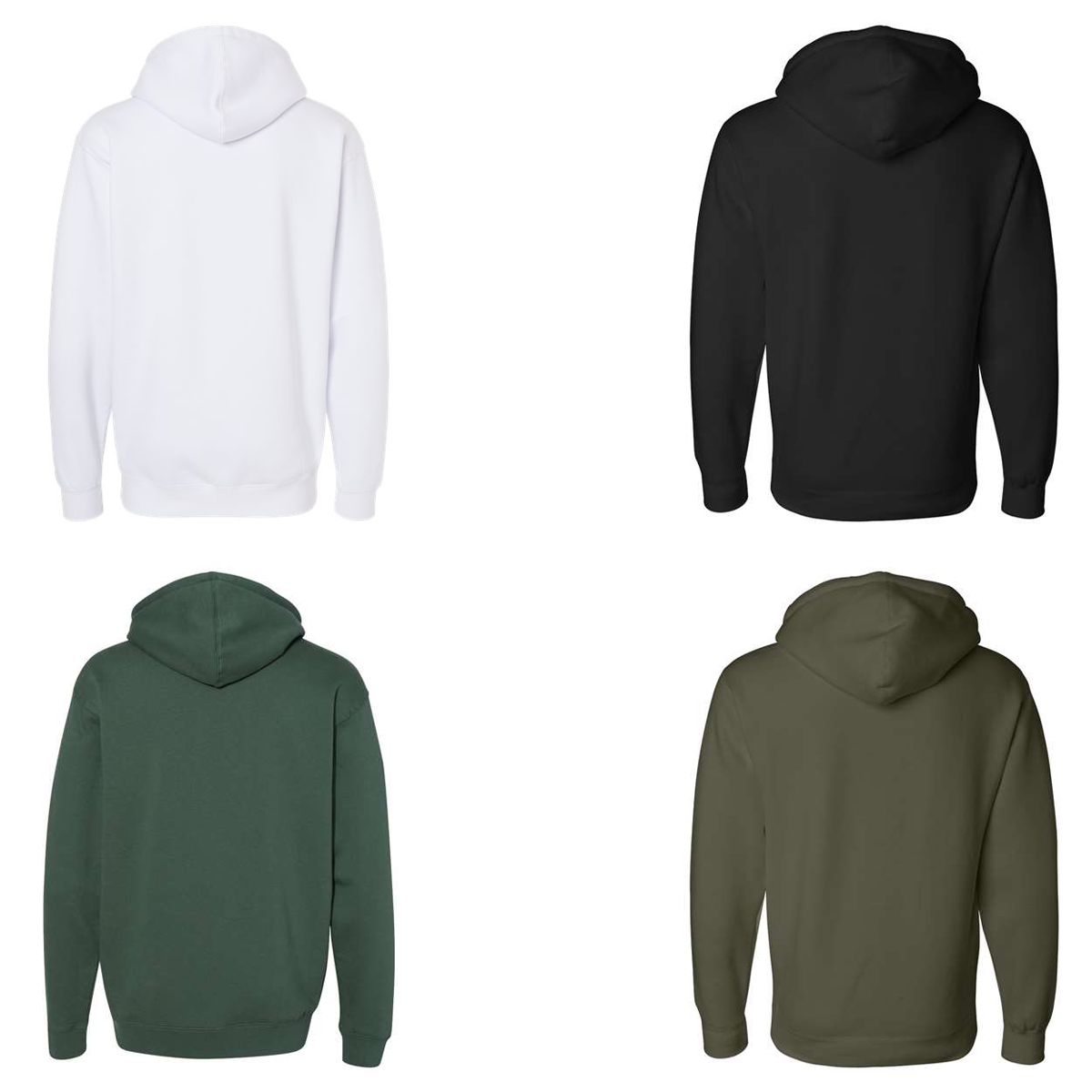 INDEPENDANT TRADING CO. ADULT HEAVYWEIGHT HOODED SWEATSHIRT