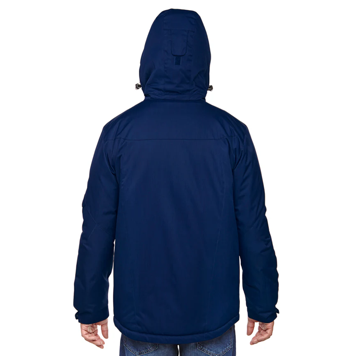 NORTH END MEN'S RIVET TEXTURED TWILL INSULATED JACKET