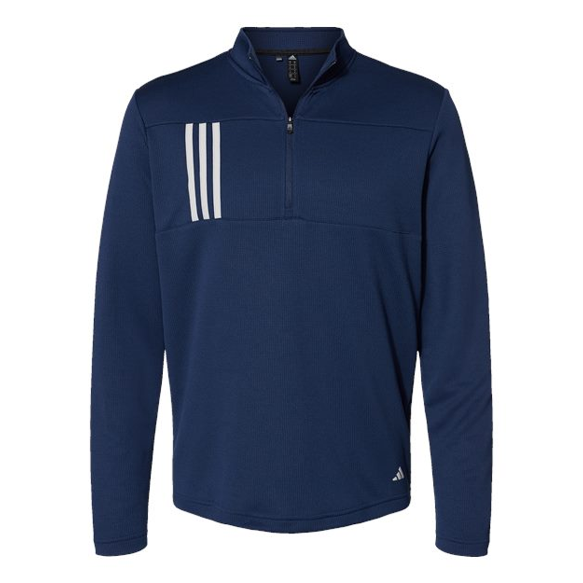 ADIDAS MEN'S 3-STRIPES DOUBLE KNIT QUARTER-ZIP