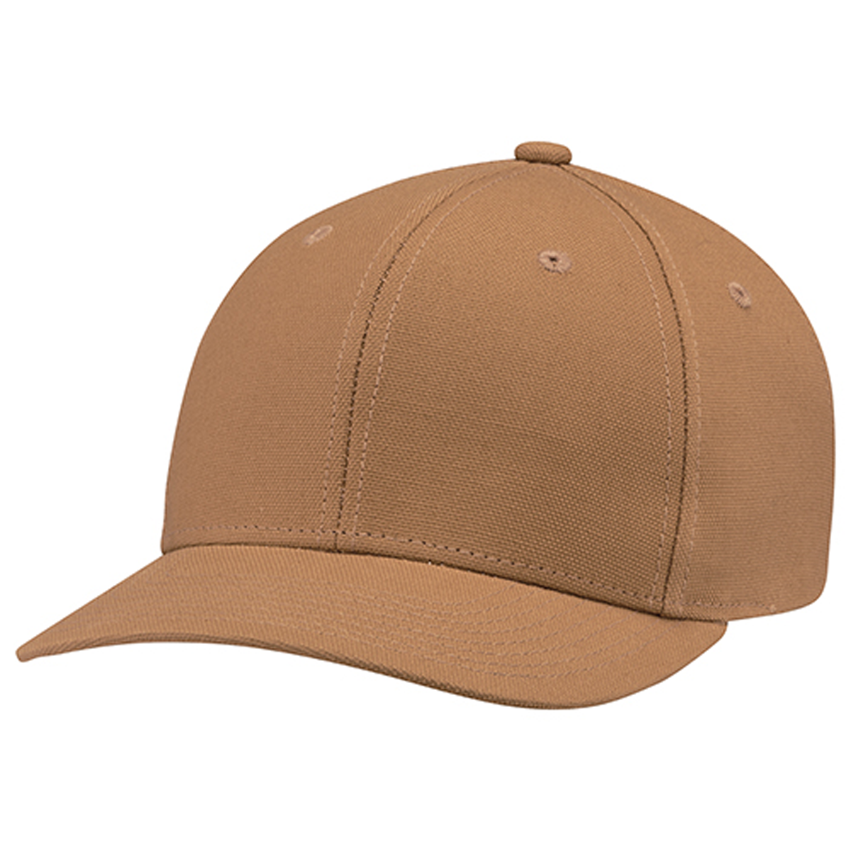AJM 6-PANEL DUCK CANVAS PLASTIC ADJUSTABLE HAT