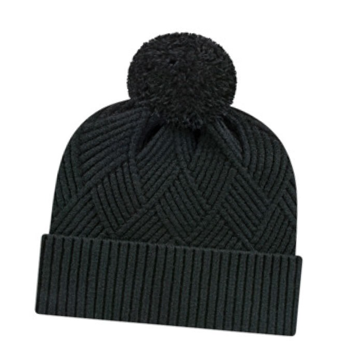 CAP AMERICA PREMIUM DIAGONAL WEAVE KNIT TOQUE WITH CUFF