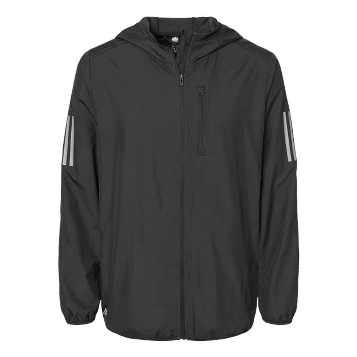ADIDAS ADULT FUL-ZIP WINDBREAKER HOODIE