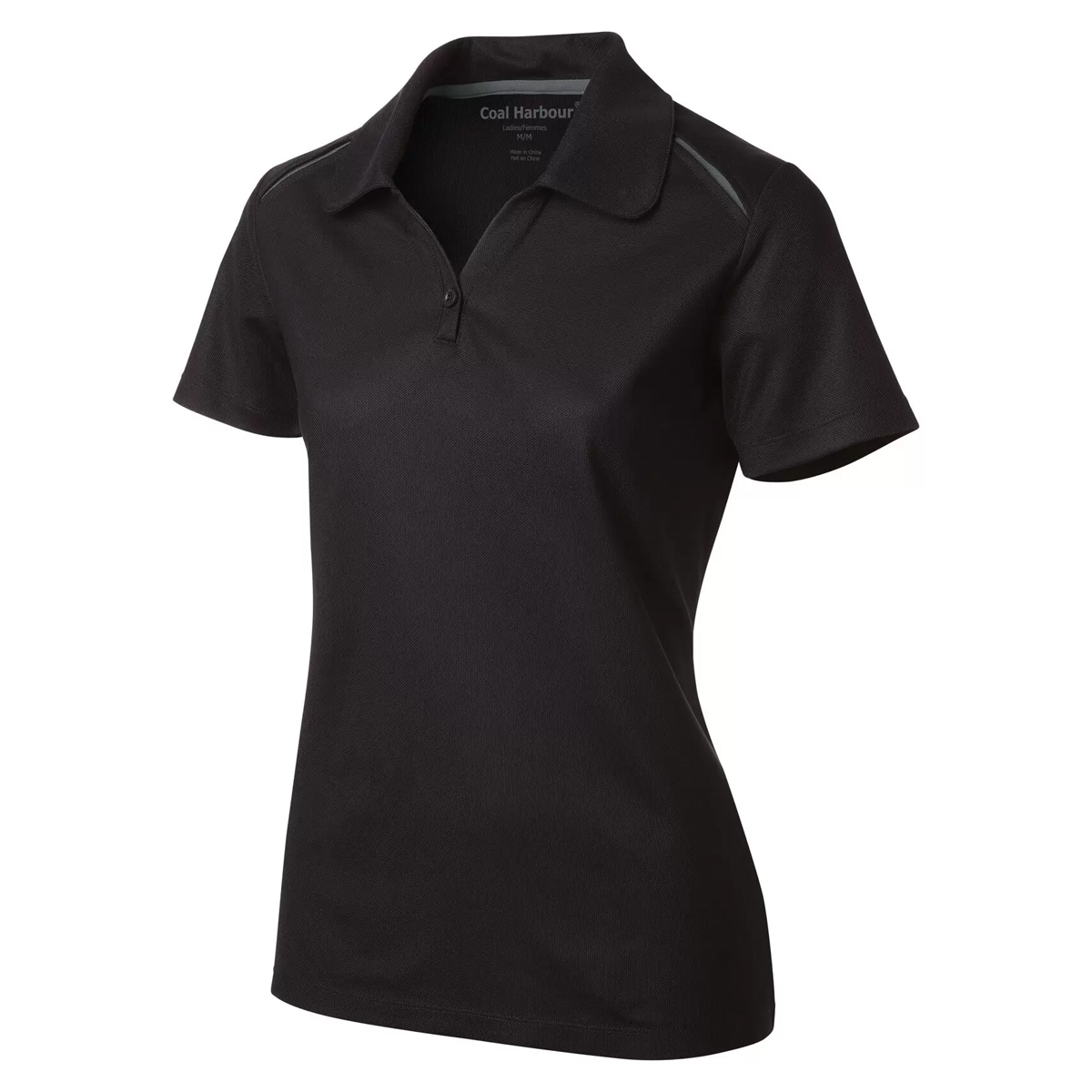 COAL HARBOUR LADIES SNAG RESISTANT CONTRAST INSET POLO SHIRT