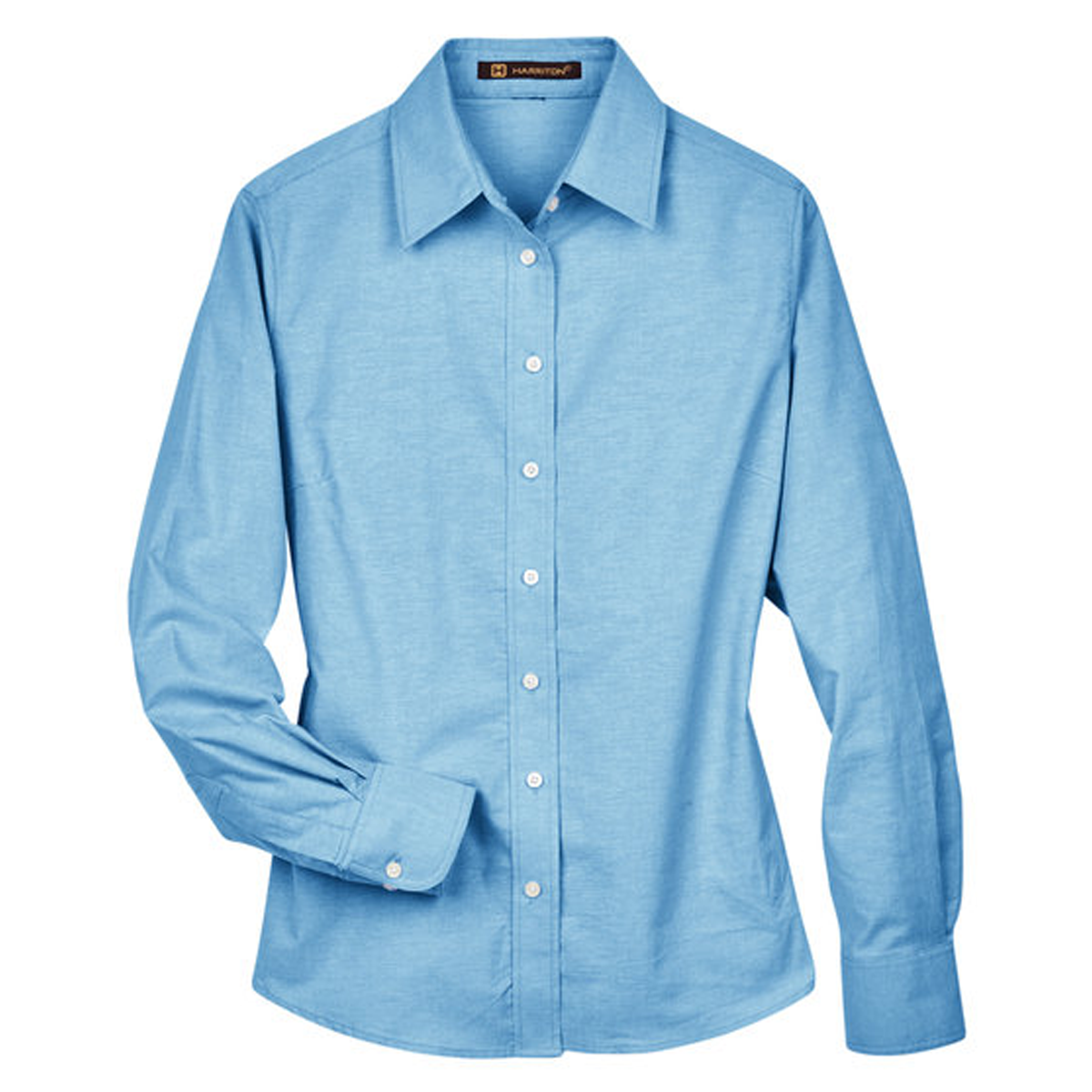 HARRITON LADIES LONG SLEEVE OXFORD DRESS SHIRT