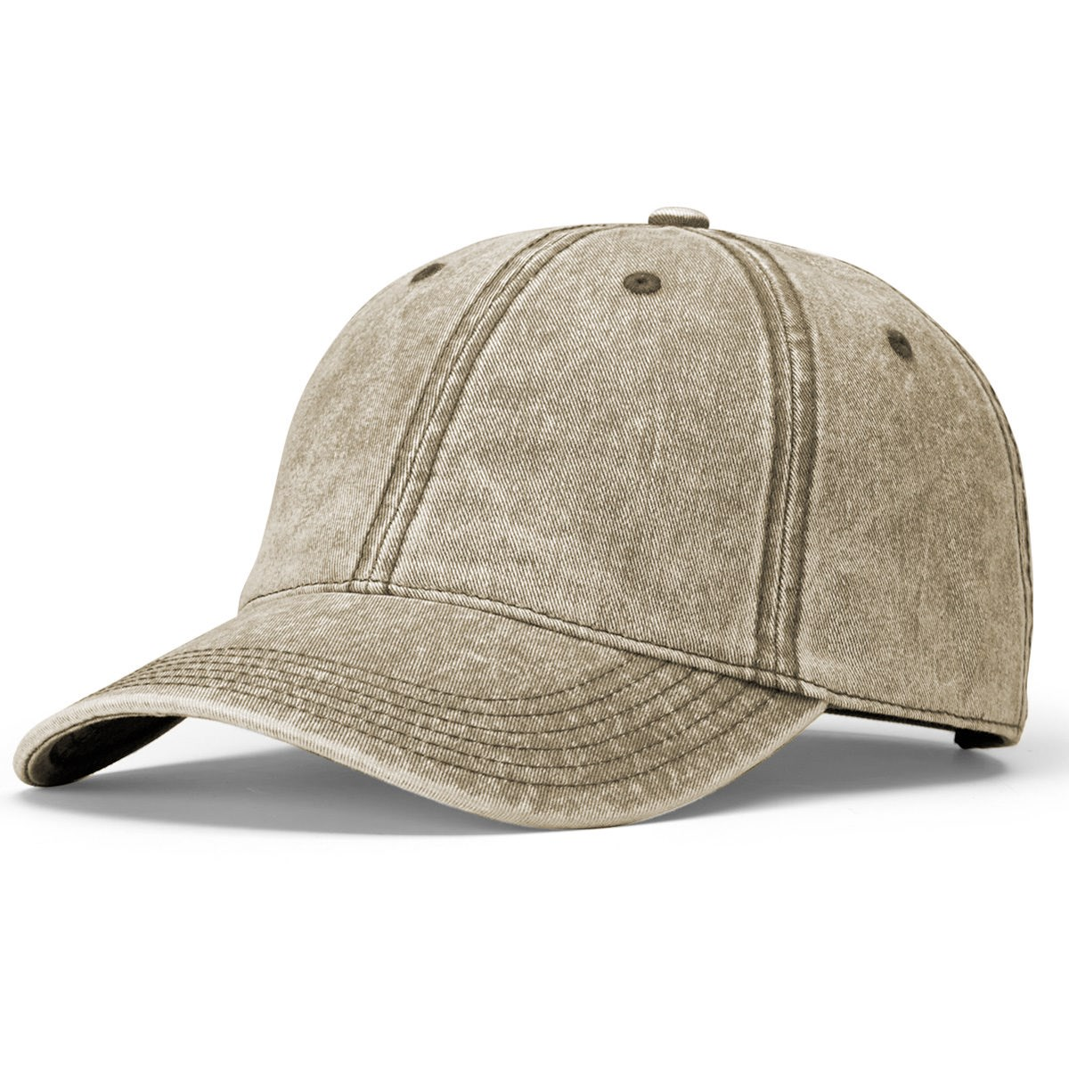 RICHARDSON SNOW WASHED COTTON CANVAS HIDEAWAY BACKSTRAP HAT