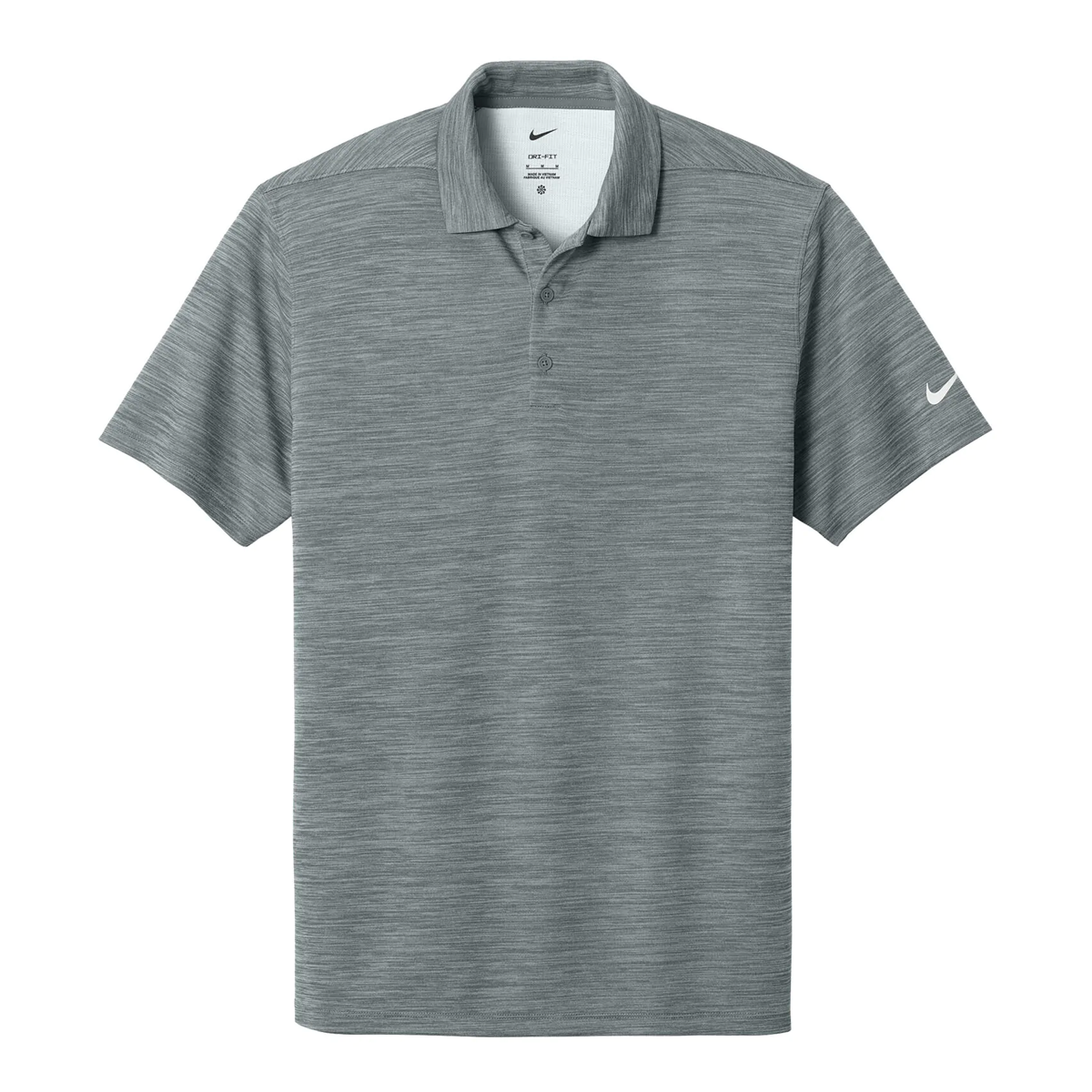 NIKE MEN'S DRI-FIT STRIATED POLO SHIRT