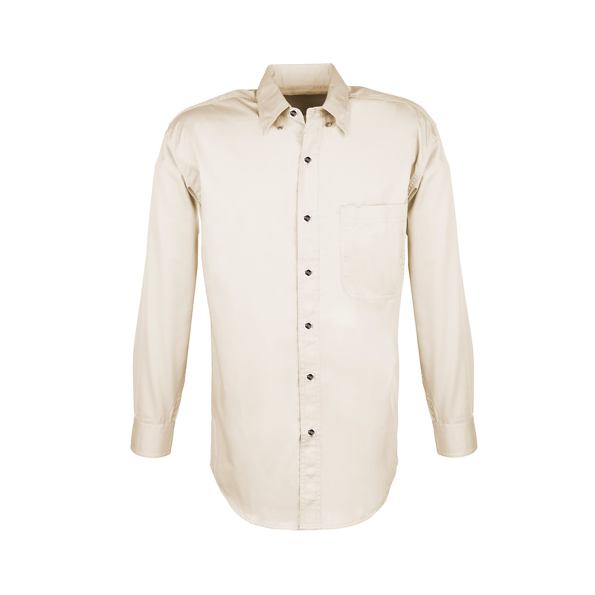 TEXX CANADA MEN'S LONG SLEEVE EASY CARE COTTON BLEND DRESS SHIRT
