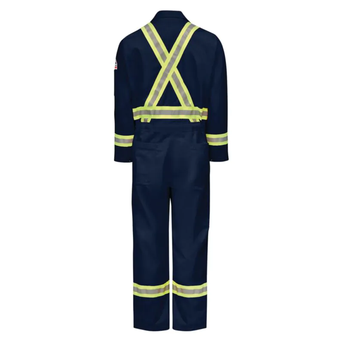 BULLWARK FR MEN'S MIDWEIGHT COVERALL WITH REFLECTIVE TRIM