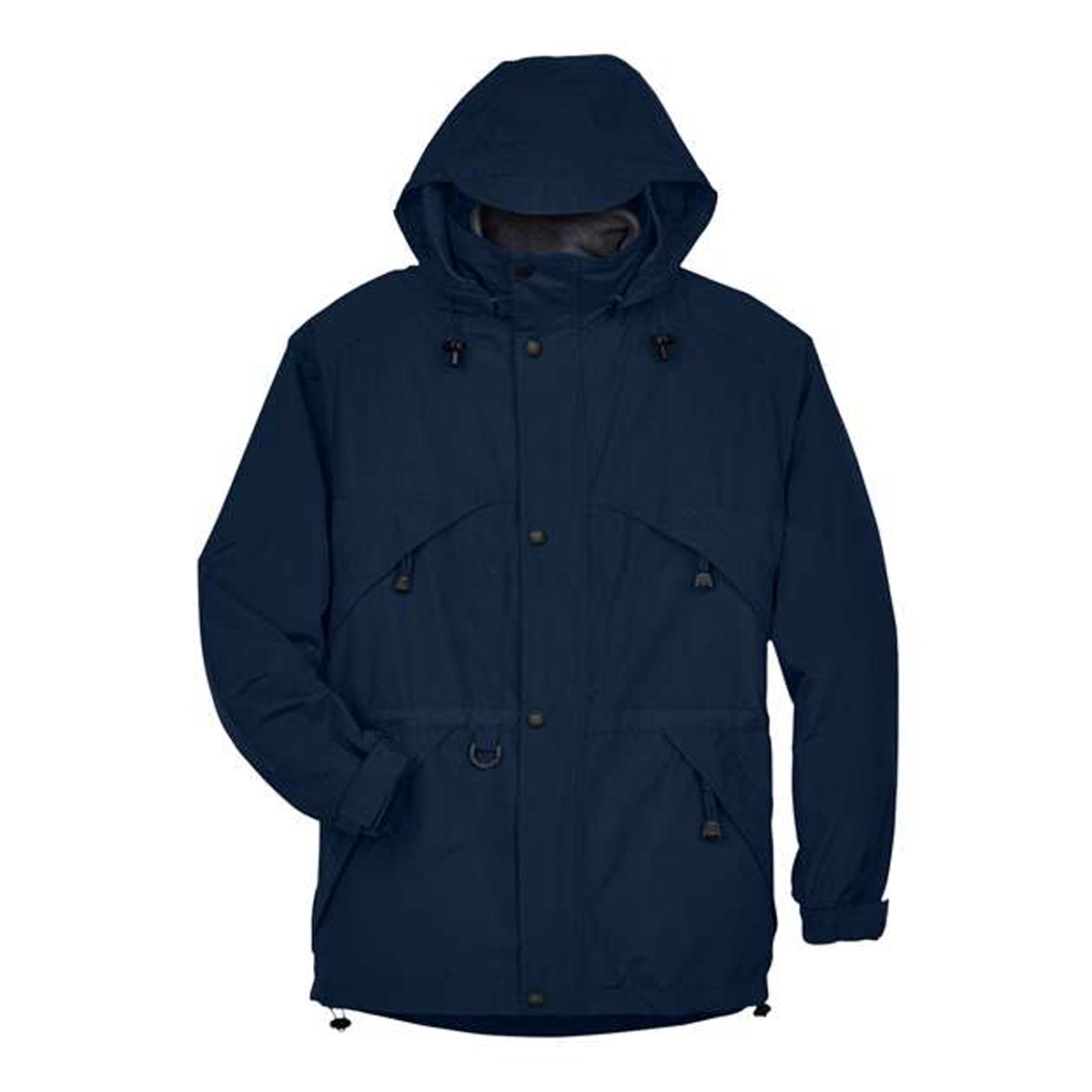 NORTH END MEN'S 3-IN-1 PARKA WITH DOBBY TRIM
