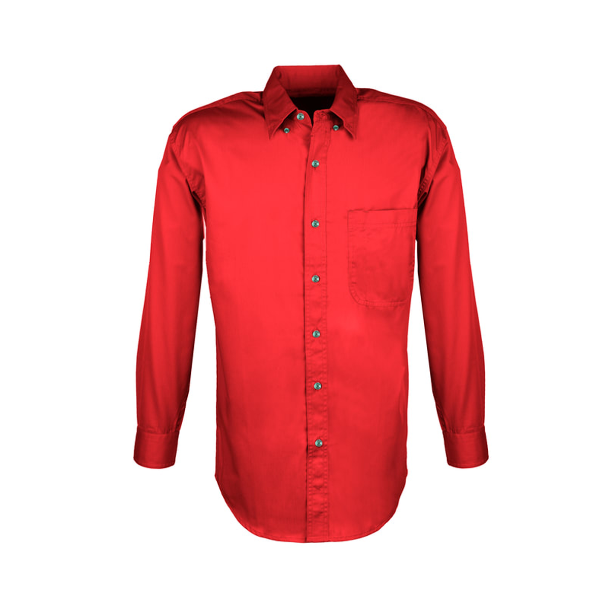 TEXX CANADA MEN'S LONG SLEEVE EASY CARE COTTON BLEND DRESS SHIRT
