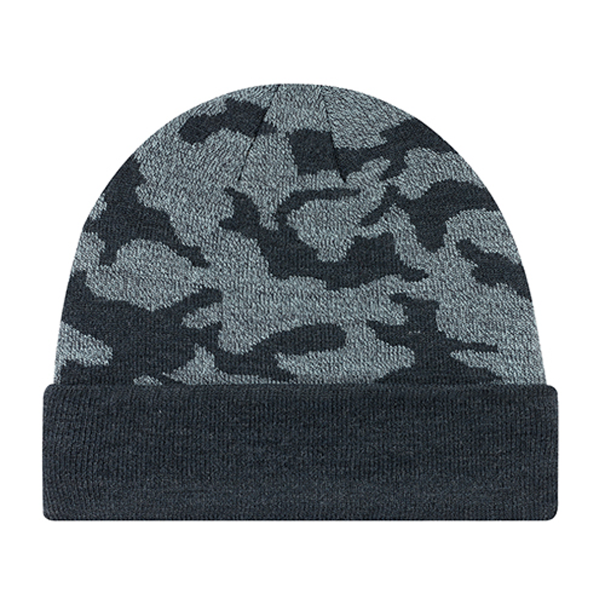 AJM ACRYLIC JACQUARD KNIT URBAN CAMO CUFF TOQUE