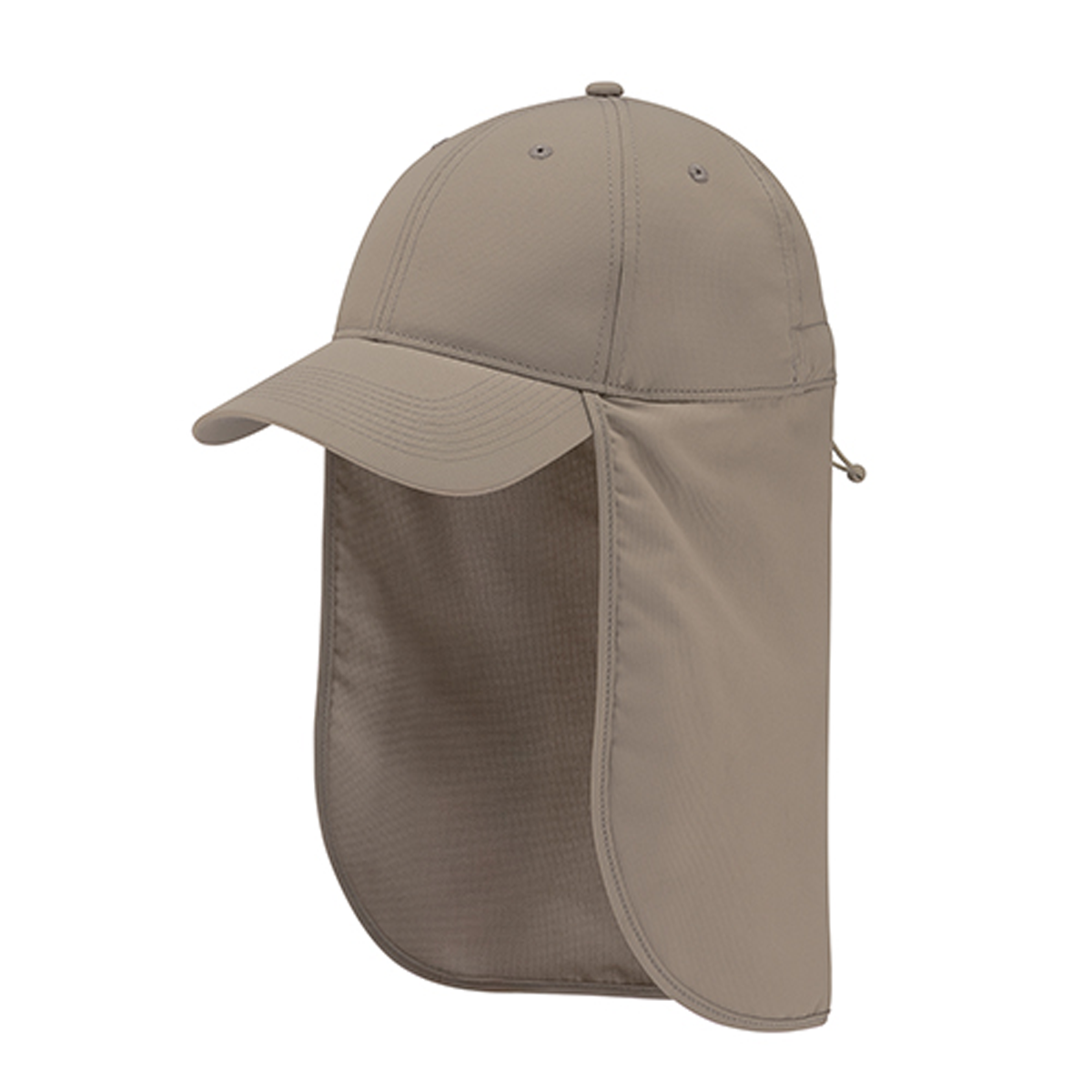AJM 6-PANEL CONSTRUCTED HAT WITH NECK FLAP