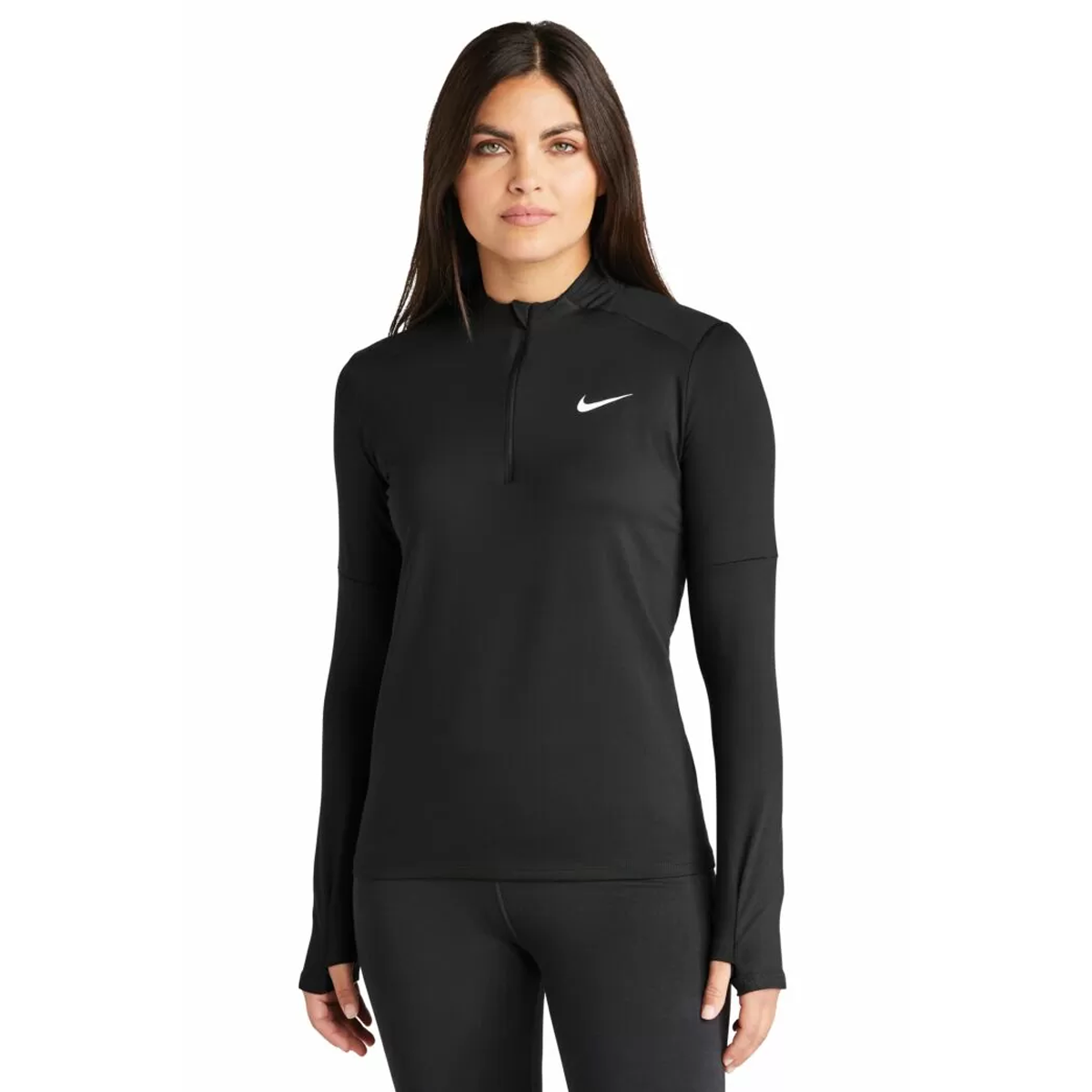 NIKE LADIES DRI-FIT ELEMENT QUARTER-ZIP