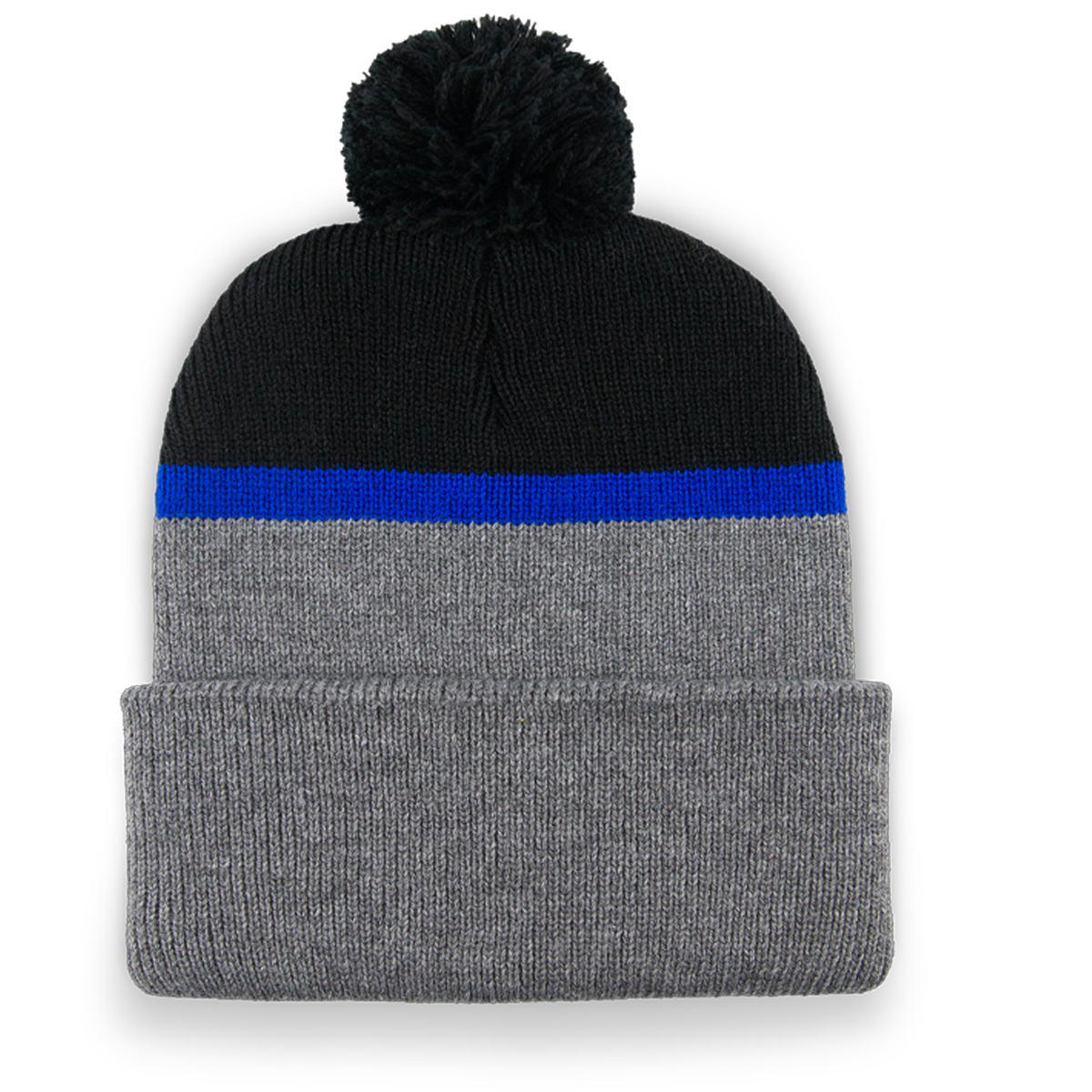 DIVISION TRADITIONAL SPLIT CUFF TOQUE WITH POM