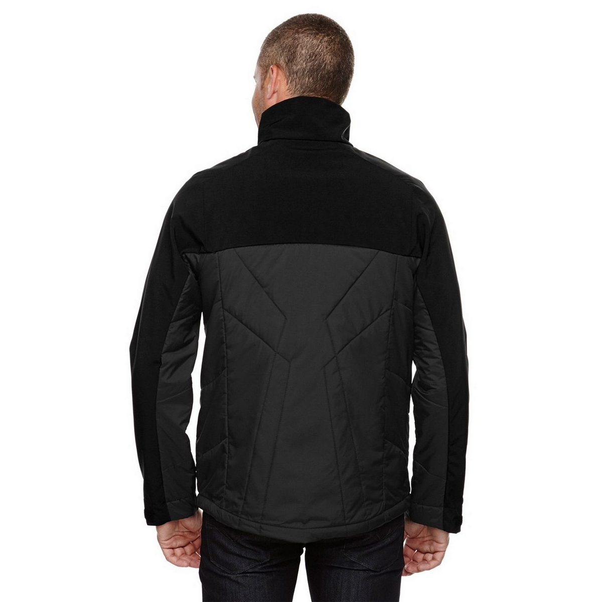 NORTH END MEN'S INNOVATE INSULATED HYBRID SOFT SHELL JACKET