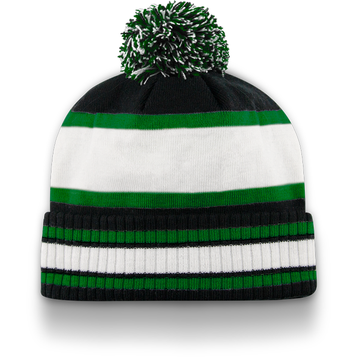 DIVISION TRADITIONAL RIBBED CUFF TOQUE WITH POM