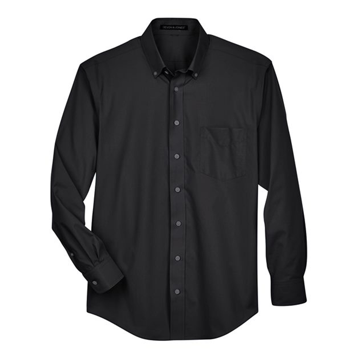 DEVON & JONES MEN'S CROWN COLLECTION BROADCLOTH WOVEN DRESS SHIRT