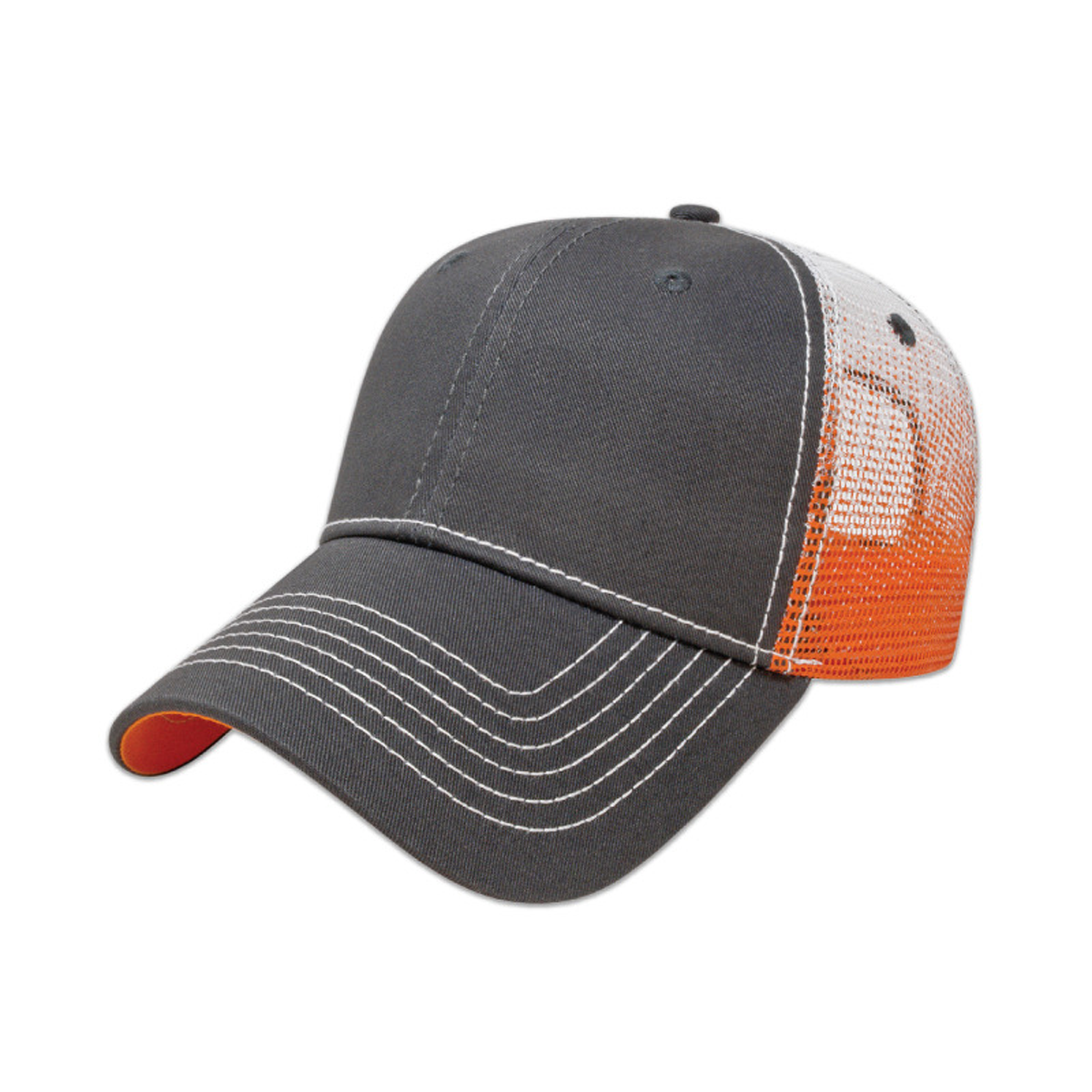 CAP AMERICA GRADIENT SCREEN PRINT MESH SNAPBACK HAT