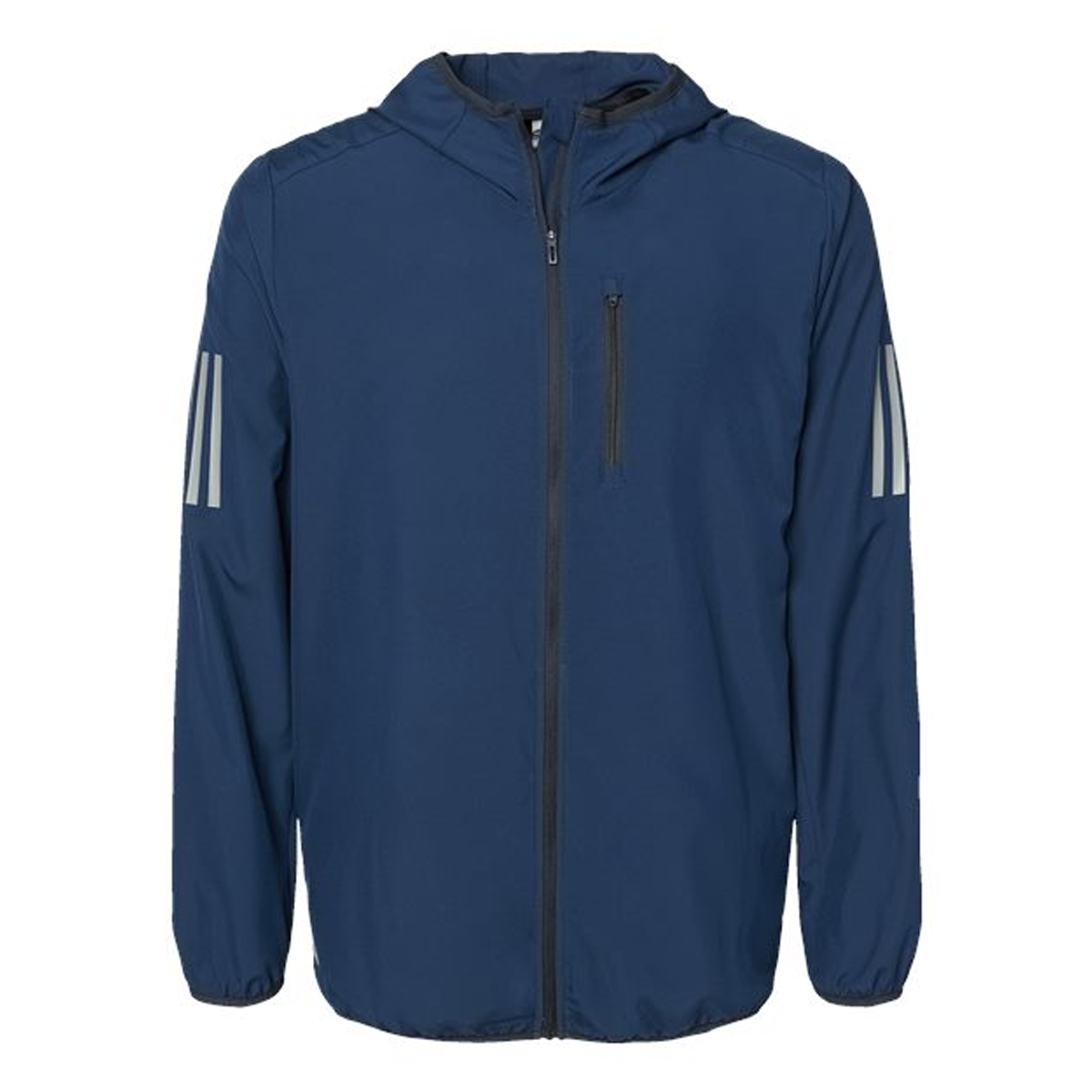 ADIDAS ADULT FUL-ZIP WINDBREAKER HOODIE