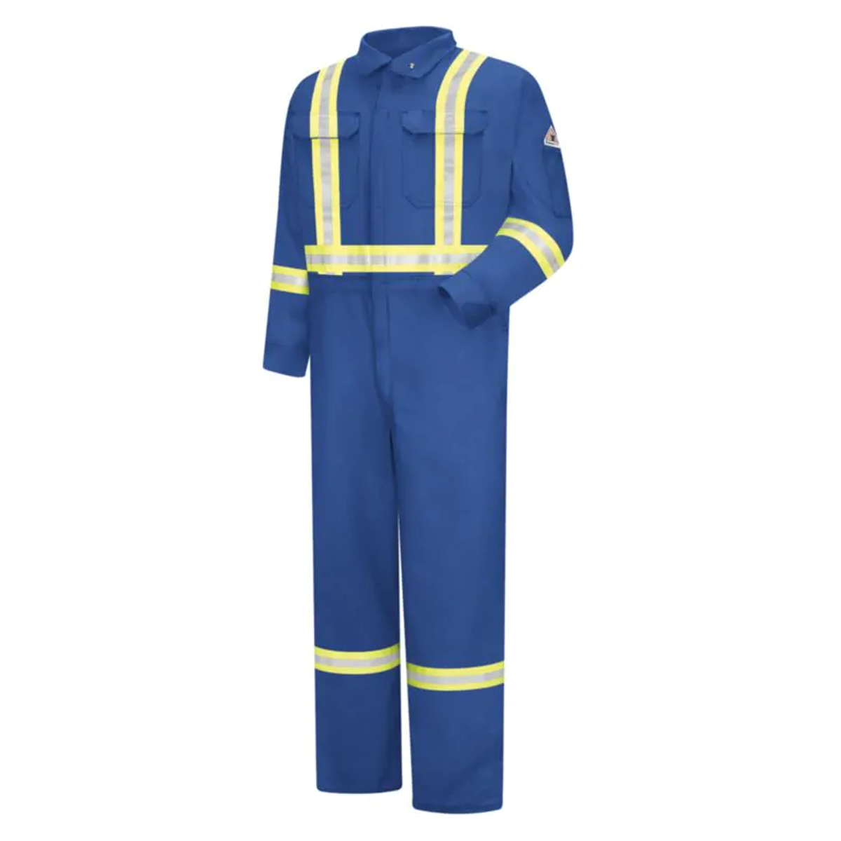 BULLWARK FR MEN'S PREMIUM COVERALL WITH REFLECTIVE TRIM