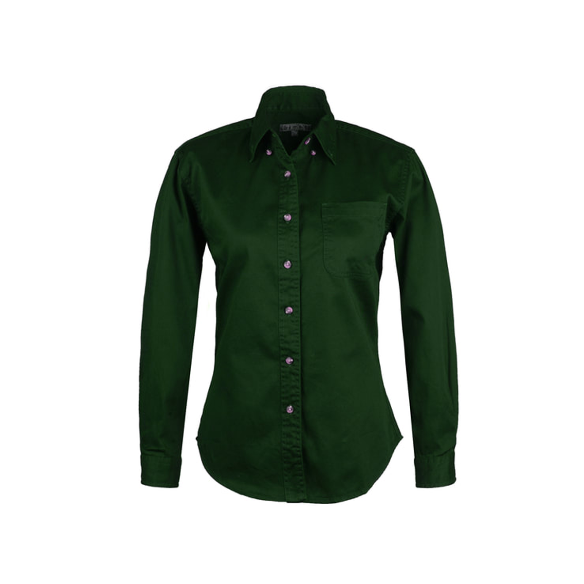 TEXX CANADA LADIES LONG SLEEVE 100% COTTON TWILL SHIRT