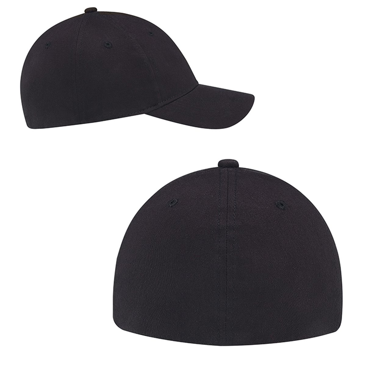 AJM 6-PANEL PRE-CURVED FITTED HAT