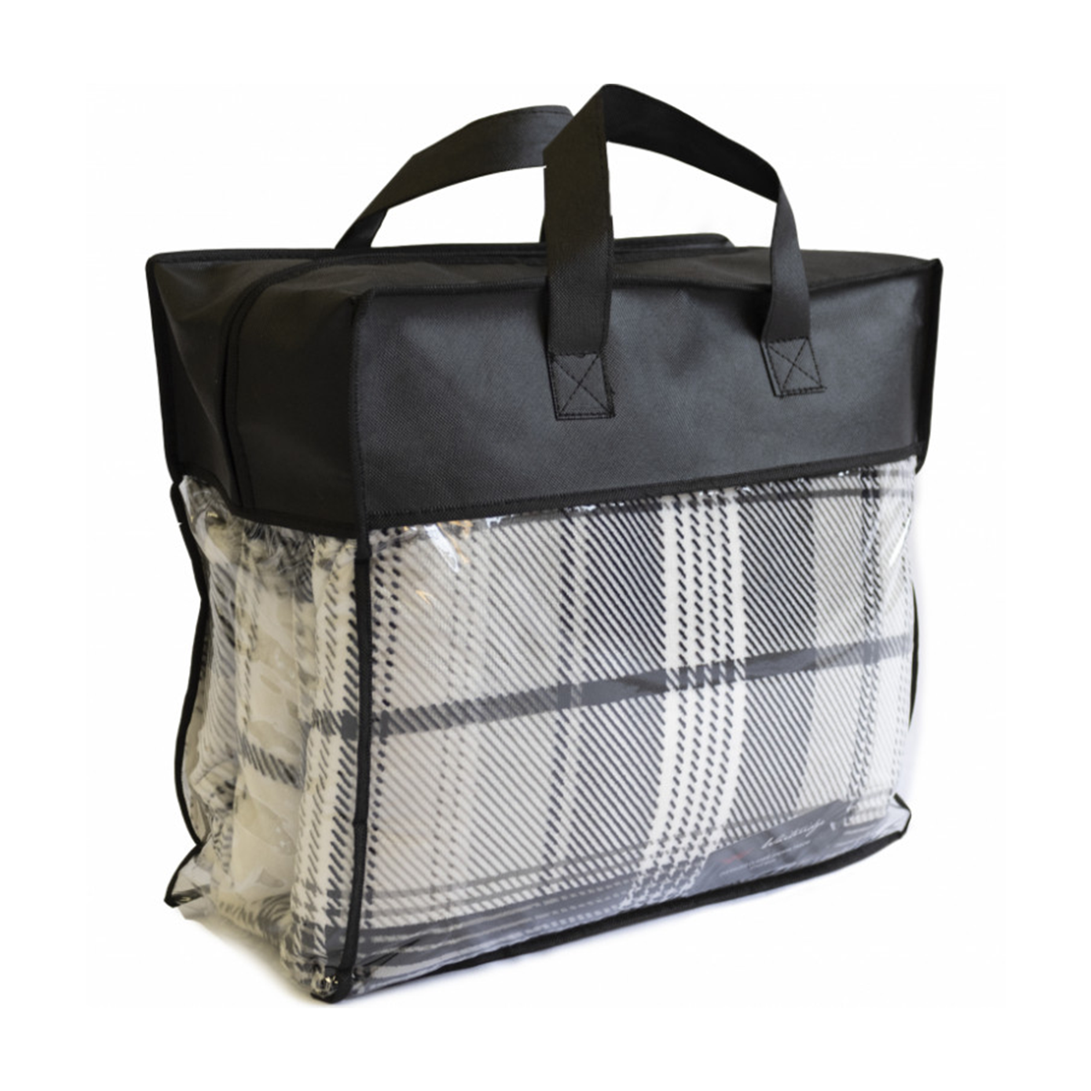 WHITERIDGE OVERSIZED CLASSIC SHERPA LINED PLAID PICNIC BLANKET 70"x 80"