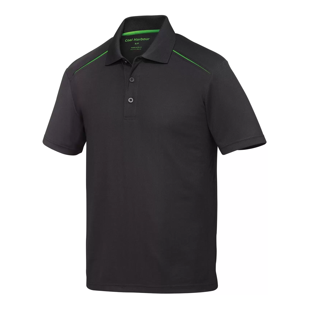 COAL HARBOUR MEN'S SNAG RESISTANT CONTRAST INSET POLO SHIRT