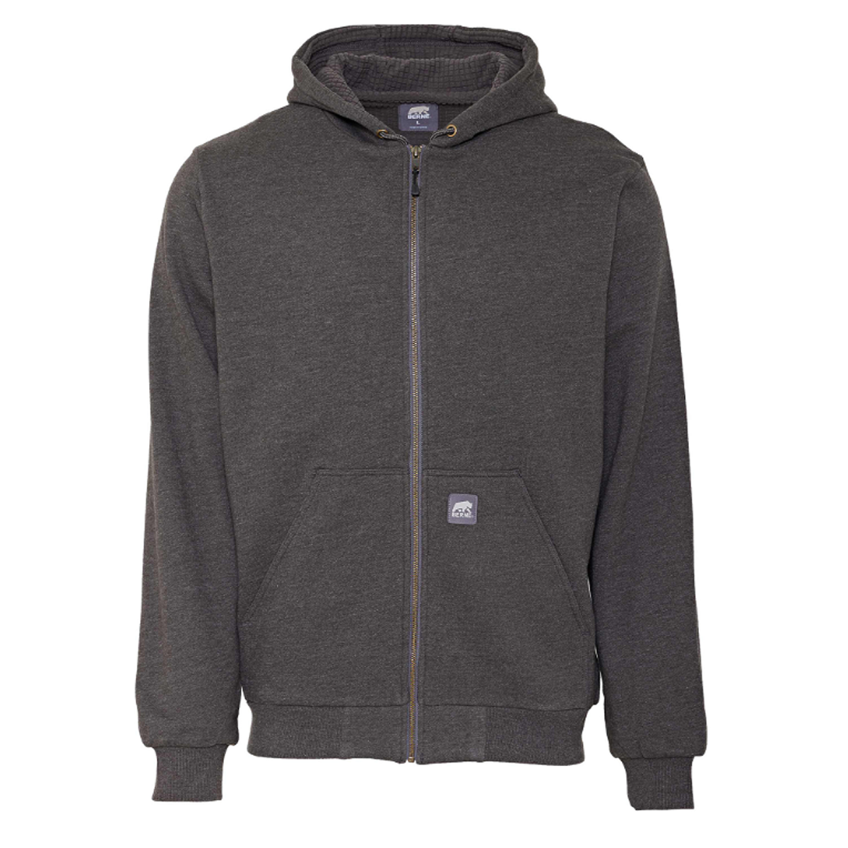 BERNE MEN'S HERTIAGE GRID FLEECE-LINED ZIP SWEATSHIRT