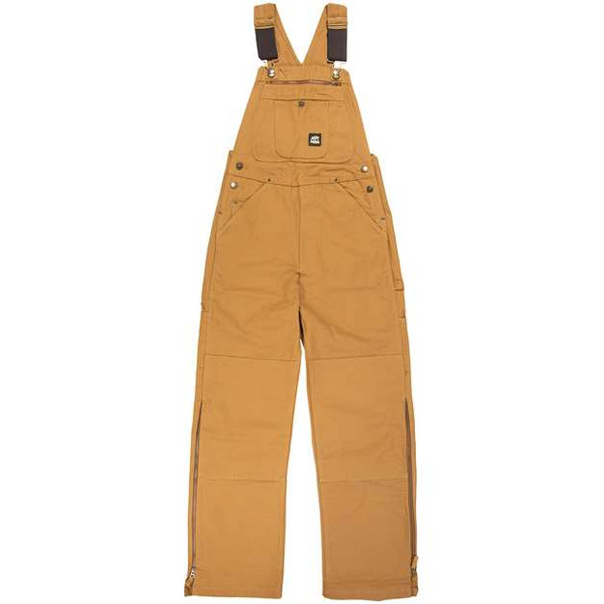 BERNE ADULT SHORT-LENGTH SLAB UNLINED DUCK BIB OVERALL